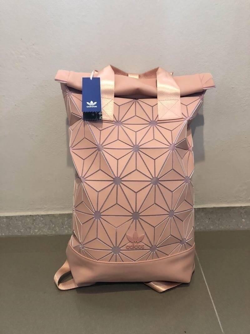 Adidas 3d roll top backpack pink best sale