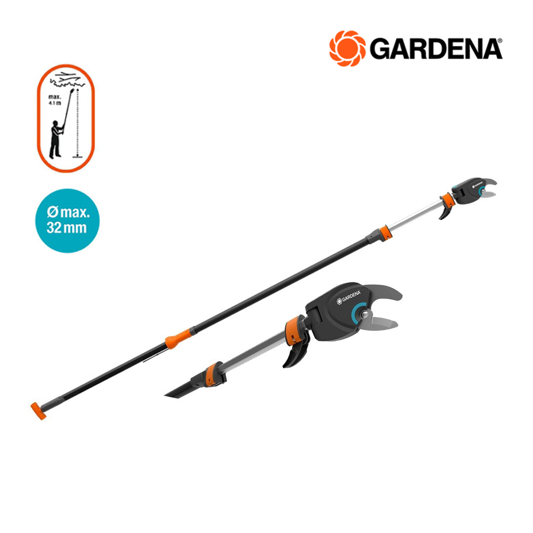 Gardena StarCut 410 plus กรรไกรตัดกิ่งสูงแบบดึง Telescopic Pruning