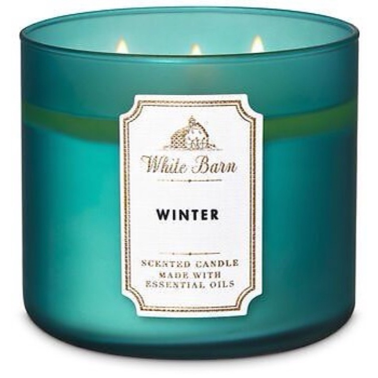 เทียนหอม Bath Body Works กลิ่น Winter Peach Marhmallow , Eucalyptus Mint , Midnight Blue Citrus , Tis The Season , Daydream  สร้างบรรยากาศดีๆภายในบ้าน สี Winter สี Winter