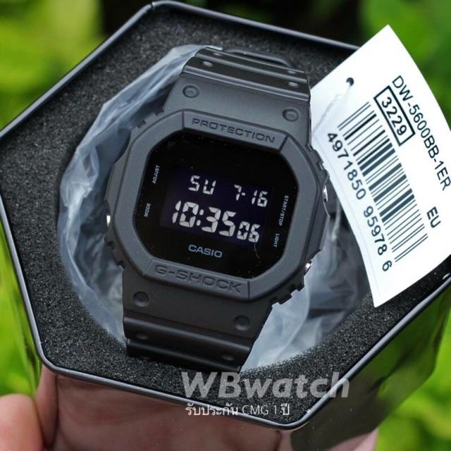นาฬิกา Casio G-Shock รุ่น DW-5600BB-1 ของแท้ รับประกัน   1 ปี