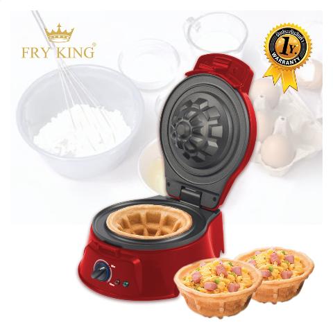 FRY KING เครื่องทำวาฟเฟิลถ้วย FR-C10 เครื่องทำวาฟเฟิล วาฟเฟิลถ้วย เครื่องทำขนม เครื่องทำวาฟเฟิลlazada เครื่องครัว เครื่องทำขนมวาฟเฟิล เครื่องทำวาฟเฟิลเป็นถ้วย