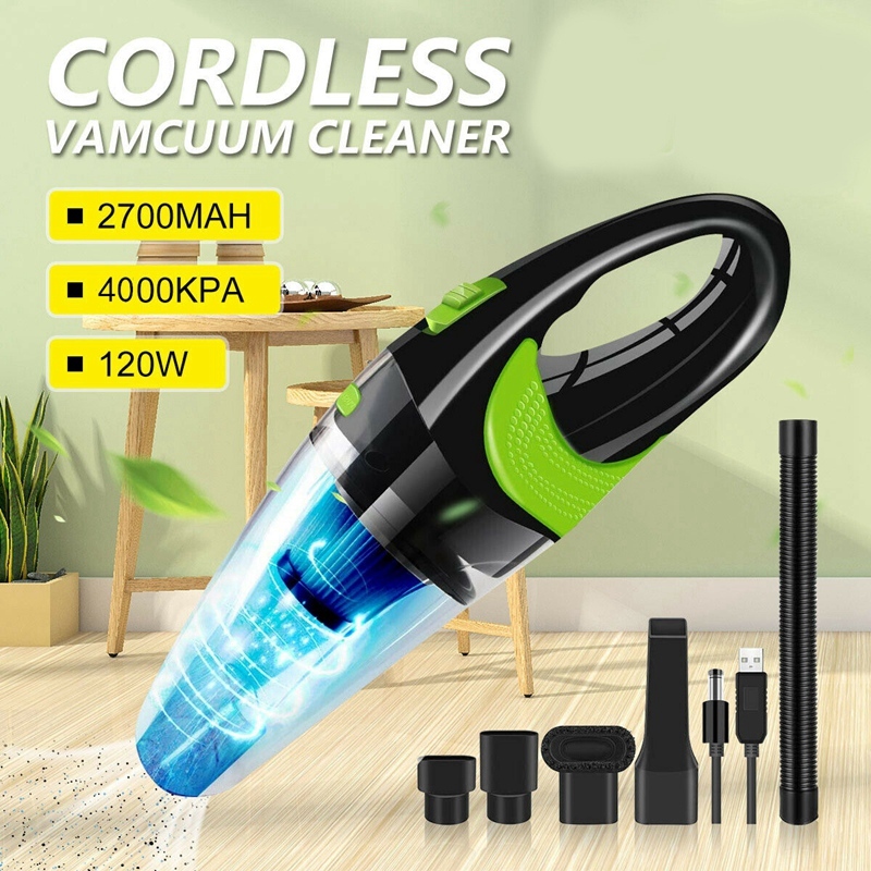 Máy Hút Bụi Ô Tô Công Suất Mạnh Máy Hút Bụi Cầm Tay Cho Xe Hơi Gia Đình Máy Hút Bụi Ô Tô Mini 120W