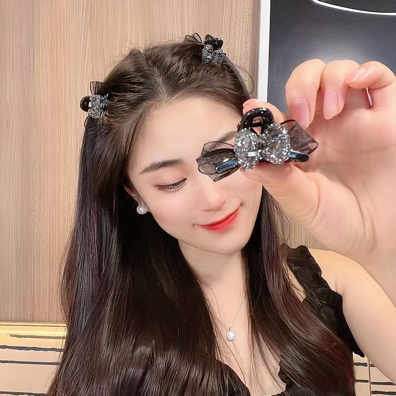 【ZEVER】Kẹp Tóc Nơ Phong Cách Hàn Quốc Phụ Kiện Tóc Thời Trang Cho Nữ