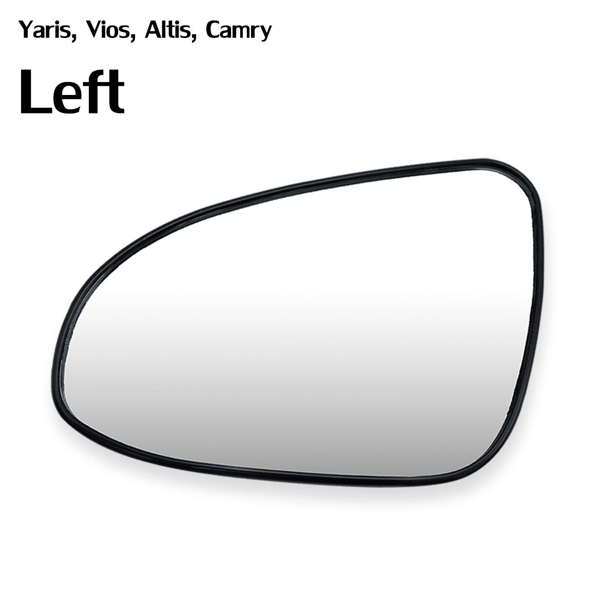 เนื้อเลนส์กระจก ข้าง ซ้าย ใส่ Toyota Vios Altis Yaris Camry ปี 2014 - 2019 LH Wing Side Door Mirror Glass Len Yaris Vios Altis Camry Toyota มีบริการเก็บเงินปลายทาง