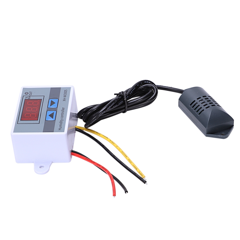 Humidity Control Button Digital Humidity Controller Hygrometer Humidity Control Switch 0~99%Rh ...
