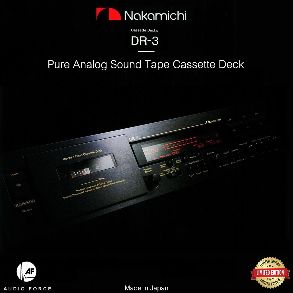 Nakamichi DR3 Pure Analog Sound Tape Cassette Deck Lazada.co.th
