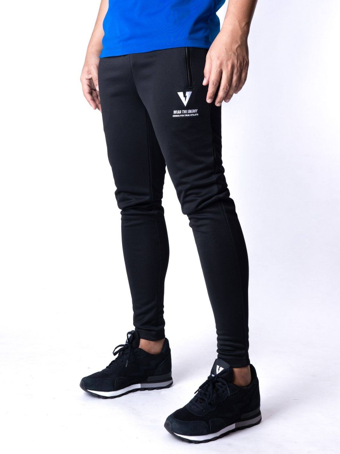 VOLT สินค้าขายดี กางเกงขายาว สีดำ กีฬา ออกกำลังกาย NEUTRON 005 ESSENTIAL BLACK