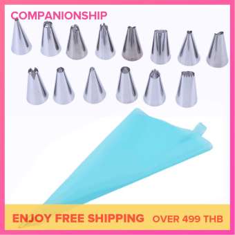 【companionship】（Enter Our Store All Product Enjoy Free Shipping）16pcs Cake Mold Stainless Steel Decorative Tool(Blue)