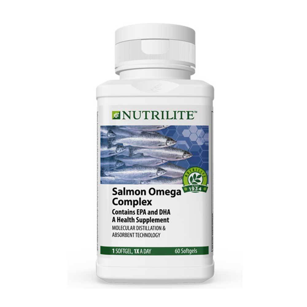 (เม็ดใหญ่ Made in USA) Amway NUTRILITE Salmon Omega Complex แอมเวย์ นิว