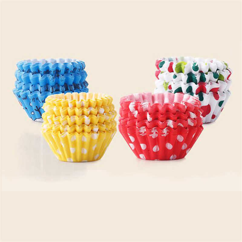 1000 ชิ้น Paper Cake Cups 7cm ถ้วยใส่คัพเค้ก ถ้วยขนมคัพเค้ก ถ้วยกระดาษ ...