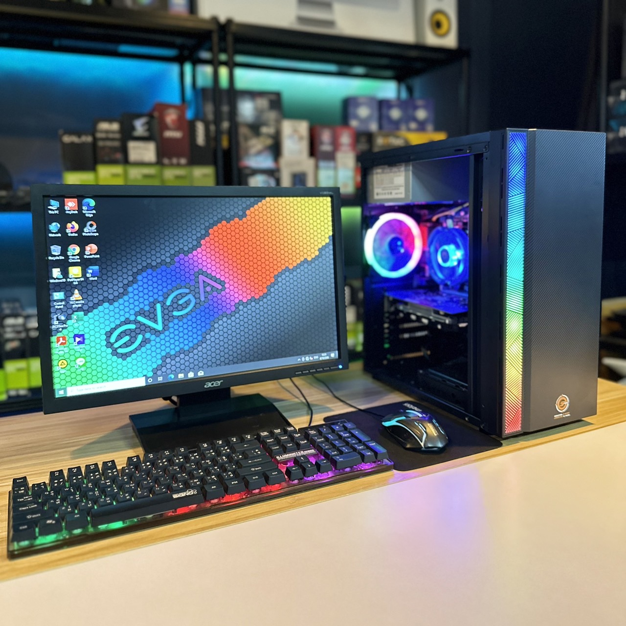 Comza คอมพิวเตอร์ประกอบ สุดคุ้ม Core i5-4xxx Ram8vga gtx ครบชุดพร้อมจอ ...