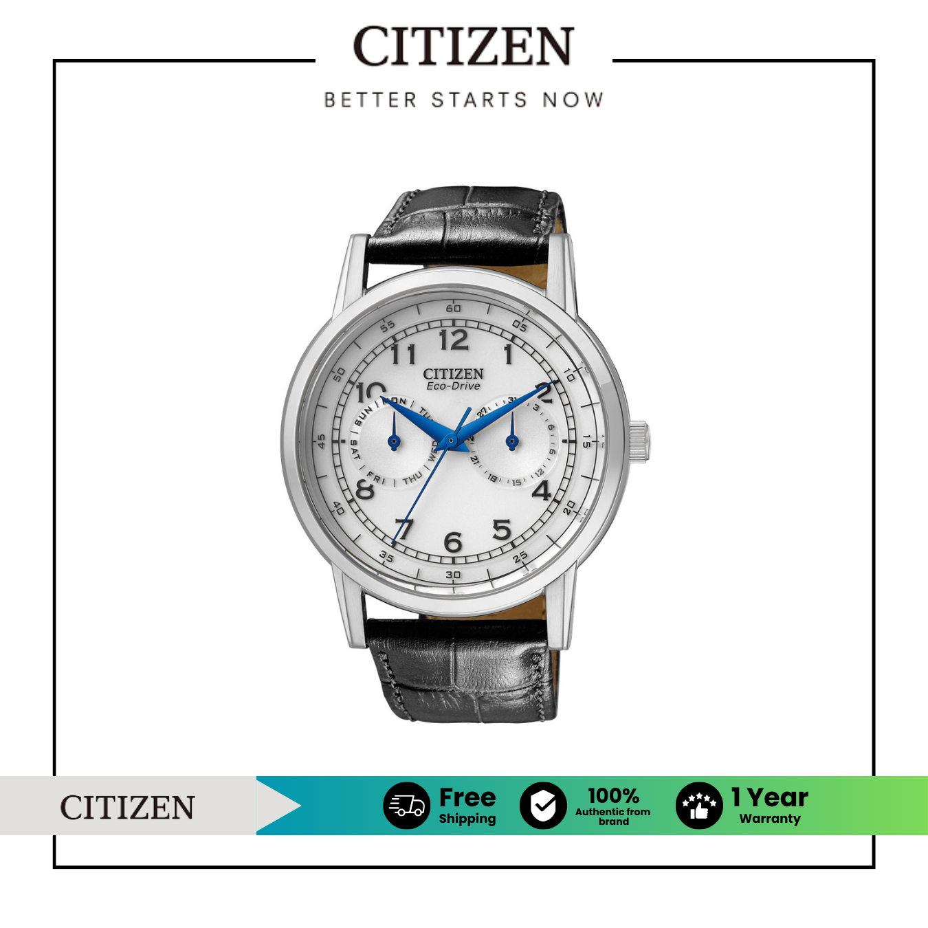 CITIZEN Eco-Drive AO9000-06B Men's Watch ( นาฬิกาผู้ชายพลังงานแสง ...