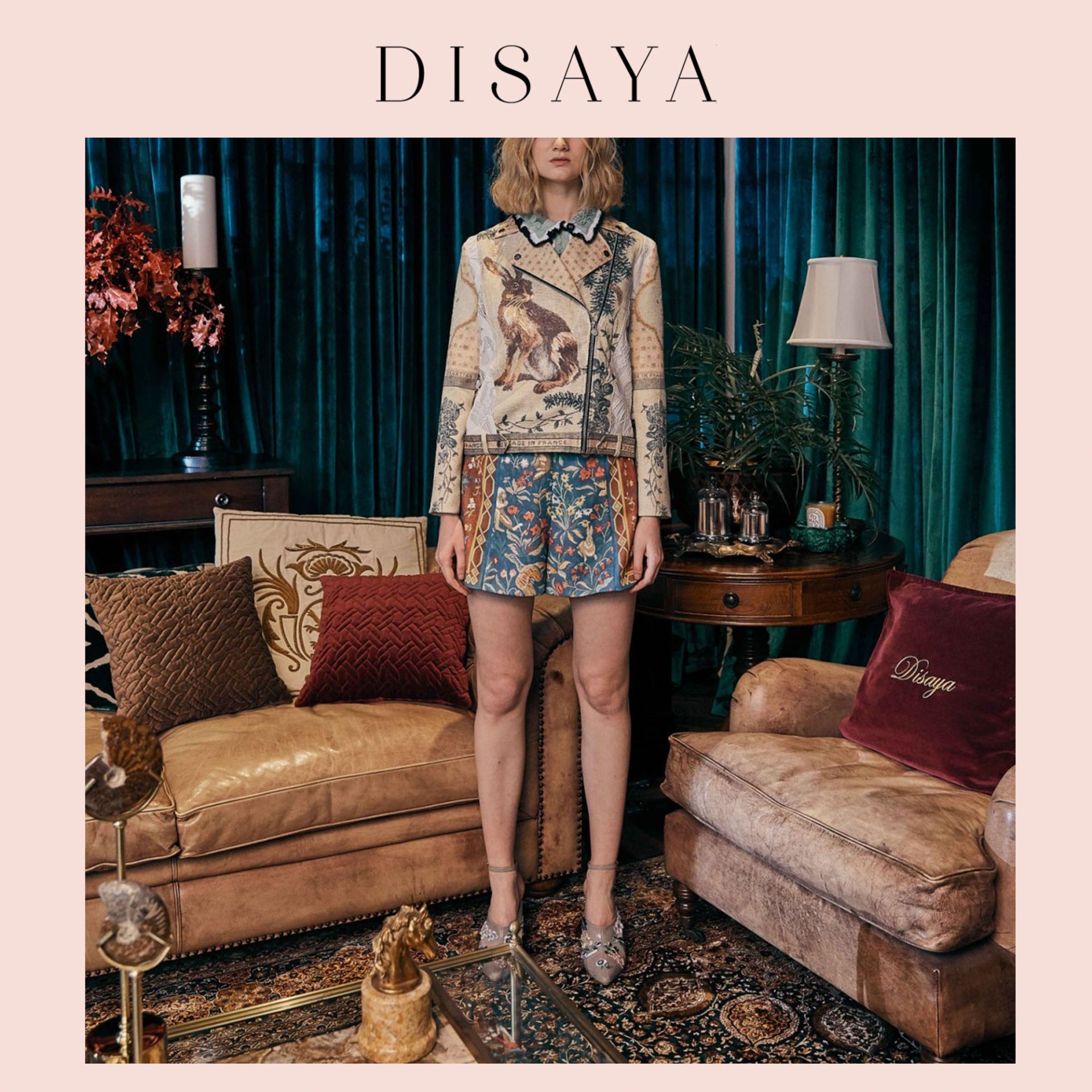 [DISAYA] - PRINTED TAPESTRY SHORTS - กางเกงขาสั้นลายปริ๊นท์ - Disaya ...