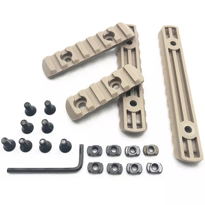 3" 7 Slot MLOK M-LOK Picatinny/Weaver Rail Section - Total War Tactical