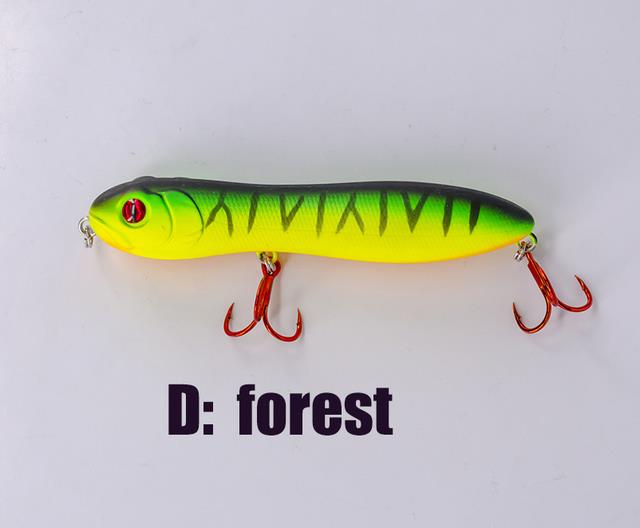 10cm 15g top water pencil wobblers Fishing Lure for fishing Lizard Imitate  Popper 7color Fake Leurre