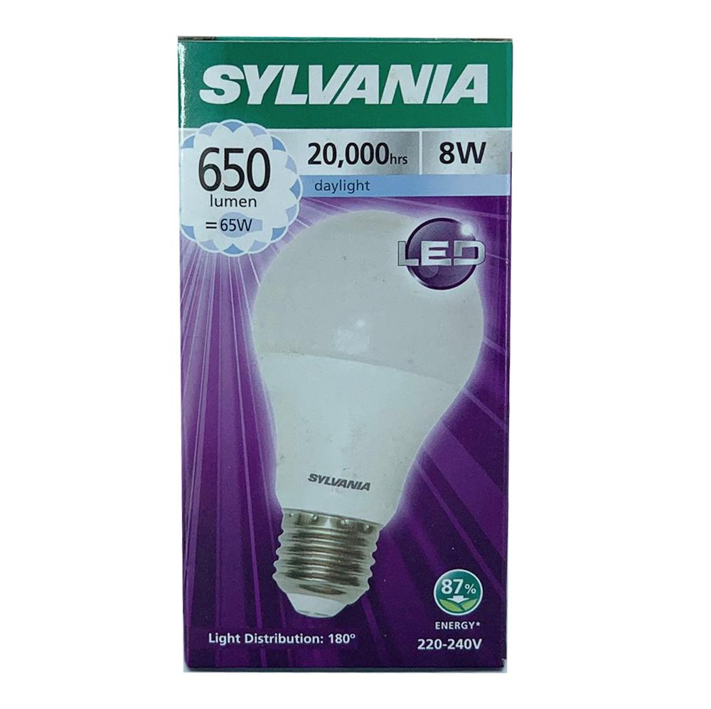 Sylvania LED หลอดแอลอีดี ToLEDo A60 ขนาด 8W ขั้ว E27 แสงเดย์ไลท์ (แสงสีขาว)