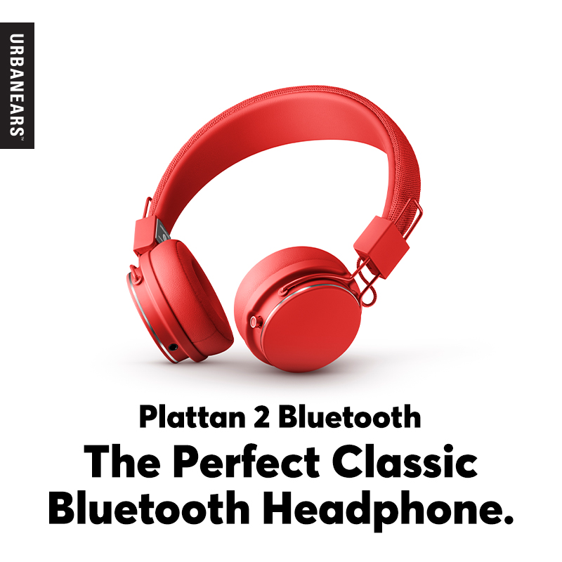 Urbanears Plattan 2 Bluetooth หูฟัง Wireless แบบ On-ear |  รับประกัน 1 ปี + ส่งฟรีทั่วไทย ( หูฟังครอบหู, หูฟังออนเอียร์, หูฟังไร้สาย, ระบบควบคุมเสียง)