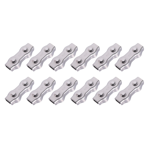 Bảng giá 12Pcs Poly Rope Connector Wires Splicer 304 Stainless Steel Connector for Electric Fences