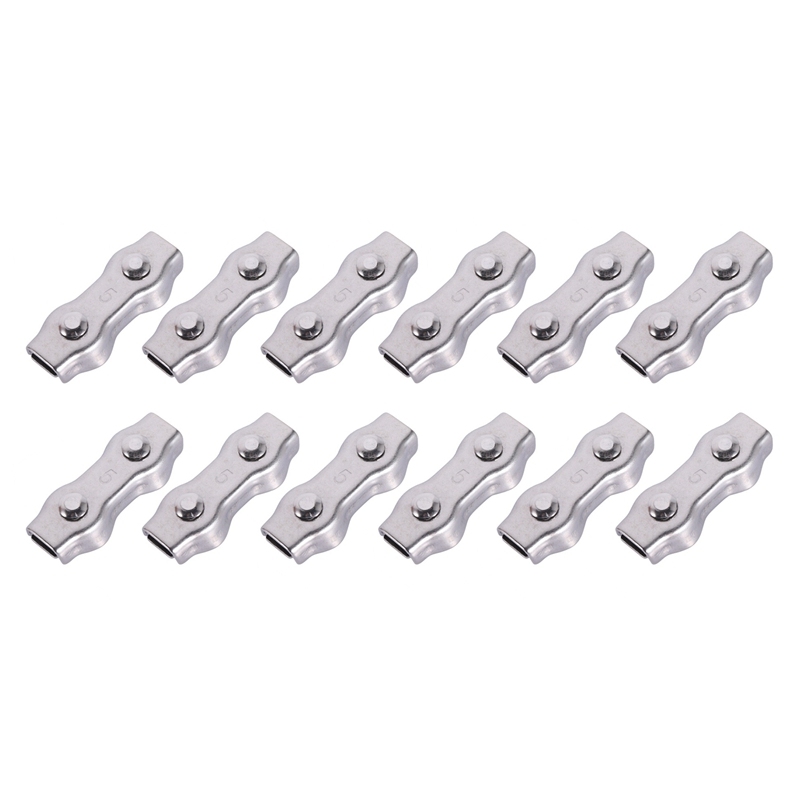 Bảng giá 12Pcs Poly Rope Connector Wires Splicer 304 Stainless Steel Connector for Electric Fences