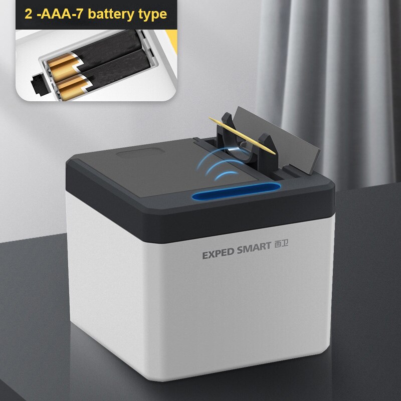 HKStorage Hộp Đựng Tăm Tự Động Hộp Đựng Tăm Điện Cảm Biến Thông Minh Hộp Đựng Răng Gia Dụng Hộp Đựng Đồ Gia Dụng