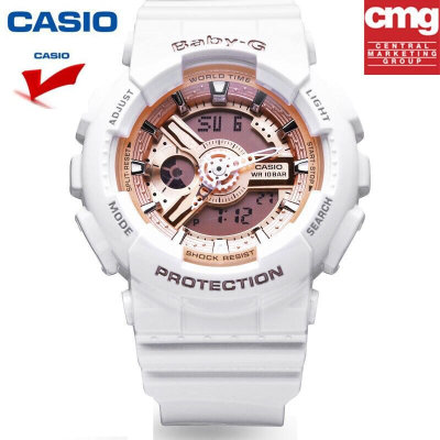 ดูภาพ Baby-G นาฬิกา BA-110-7A1?พร้อมรับประกัน 1 ปี? <br/>เพิ่มเติม Baby-G นาฬิกา BA-110-7A1?พร้อมรับประกัน 1 ปี?