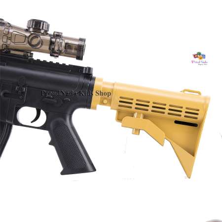 ProudNada Toys ของเล่นเด็กชุดปืนยิงกระสุนคริสตัล+กระสุนโฟม 2 กระบอก XIAOYUE LIANG TOYS FRONT M4 WATER BULLET GUN NO.X807
