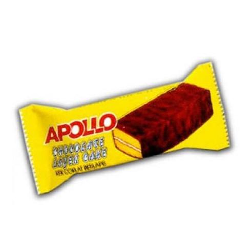 อพอลโลเค้กเคลือบชอคโกแลต Apollo Layer Cake Chocolate จากมาเลเซีย ( 1 กล่อง 24 ชิ้น ชิ้นละ 18 กรัม)