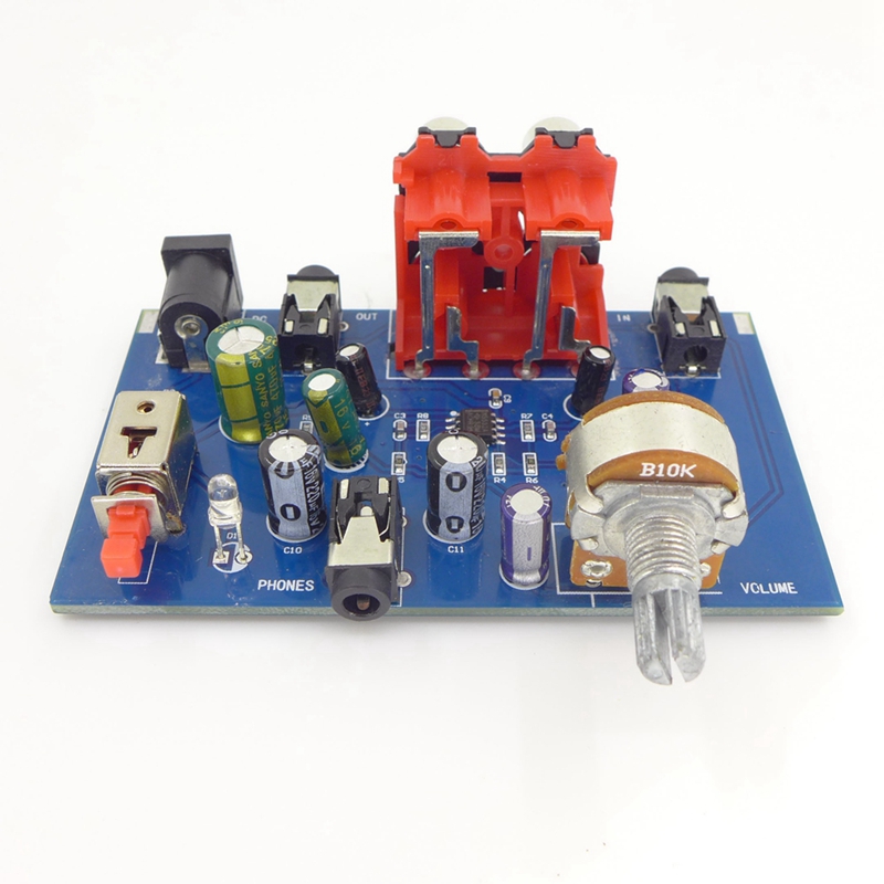 NE5532 Dual OP Amp Front Audio Amplifier, Stereo Tube Preamp Treble Mid ...