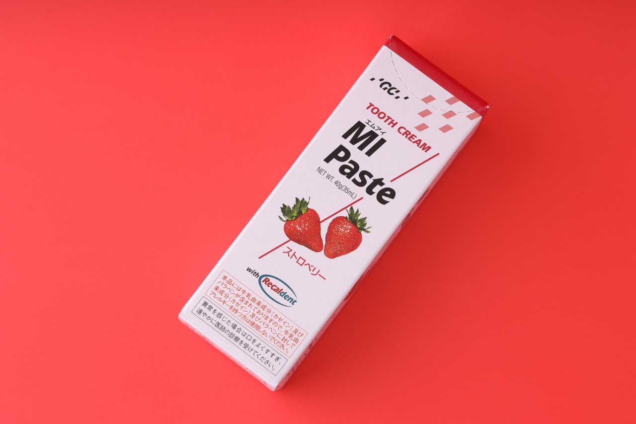 GC Tooth Cream MI Paste (Tooth mousse) รสสตอว์เบอร์รี่  ส่งฟรี