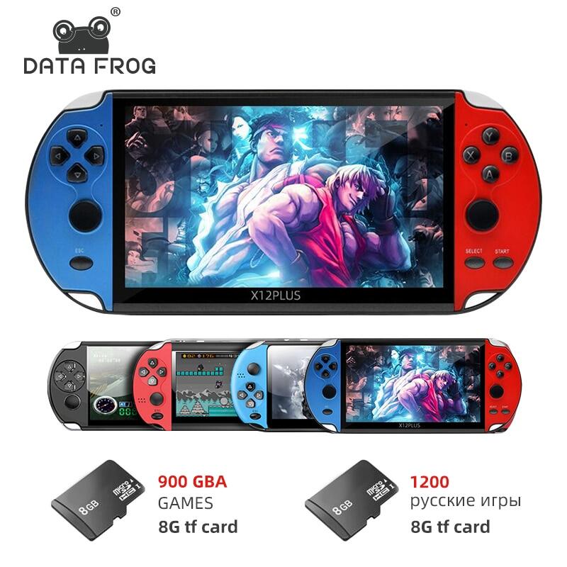 Data Frog Portable Video Game Console Handheld Game Console Built-In ...