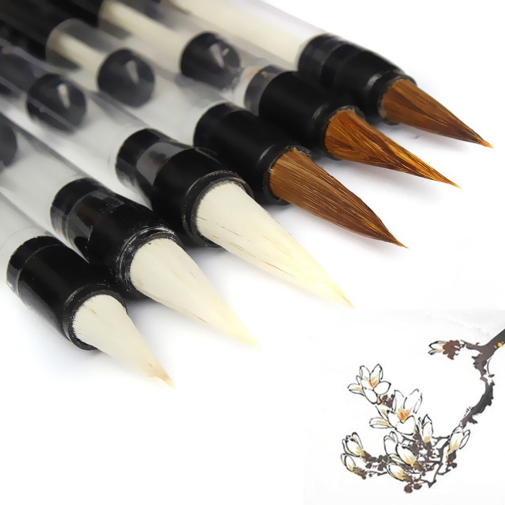 MMLUCK 1 Chiếc Bút Vẽ Viết Len Tự Động Thực Hành Tái Sử Dụng Sơn Bút Cọ Mực Nước Pít-tông Bút Cọ Nước Thư Pháp Nhật Bản Trung Quốc