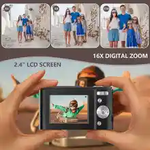 ภาพขนาดย่อของภาพหน้าปกสินค้ากล้องดิจิตอล Lecran FHD 1080P กล้องบล็อก 36 ล้านพิกเซลพร้อมจอ LCD ดิจิตอลซูม 16 เท่า จากร้าน Online Boutique บน Lazada ภาพที่ 5
