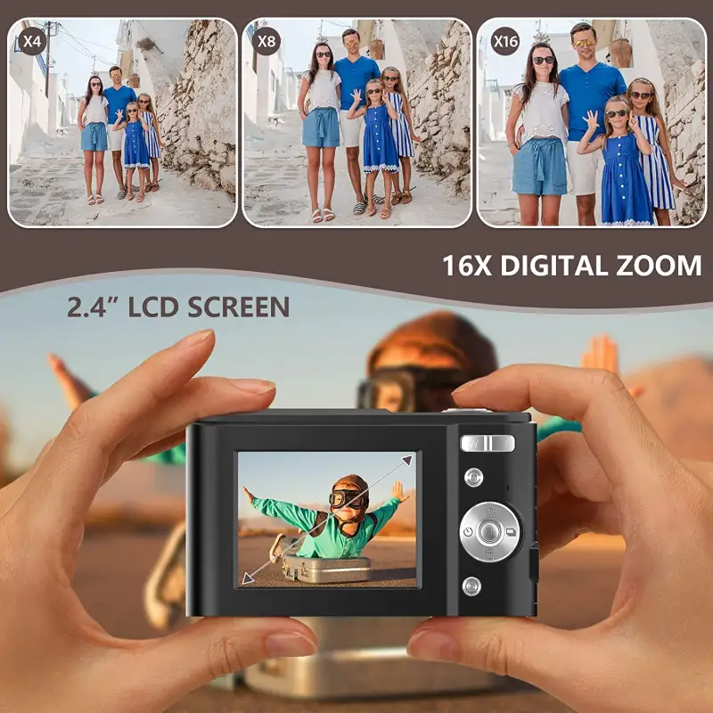 ภาพสินค้ากล้องดิจิตอล Lecran FHD 1080P กล้องบล็อก 36 ล้านพิกเซลพร้อมจอ LCD ดิจิตอลซูม 16 เท่า จากร้าน Online Boutique บน Lazada ภาพที่ 5