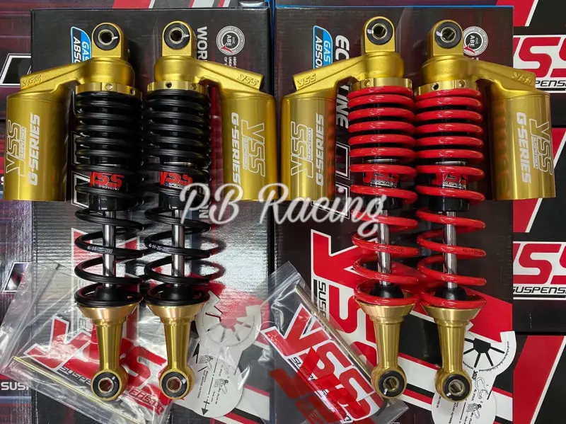 ภาพสินค้าโช๊คYss เวฟ110i กระบอกทองเลเซอร์สูง320 Gold Edition แท้ จากร้าน PB Racing บน Lazada ภาพที่ 1