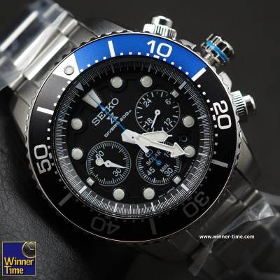 Winner Time นาฬิกา ผู้ชาย SEIKO Solar Chronograph Divers Men's Watch SSC781P รับประกันบริษัท ไซโก ประเทศไทย 1 ปี
