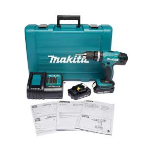 MAKITA สว่านไร้สายกระแทก 18 V*1.5A  รุ่น DHP453SYE (สีเขียว)