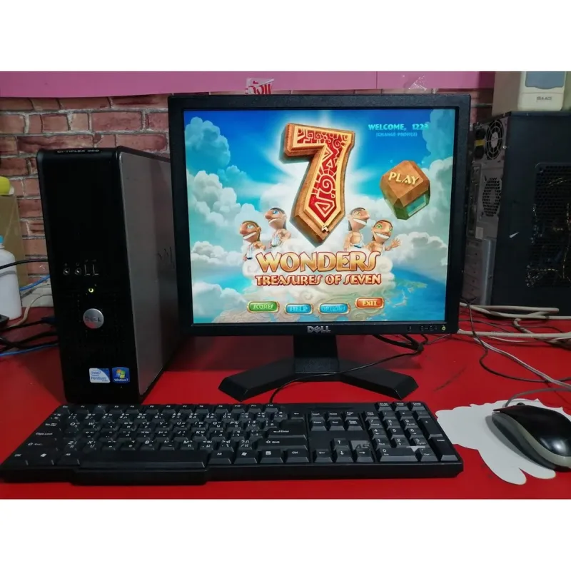 ภาพหน้าปกสินค้าคอมพิวเตอร์ ครบชุด ราคาถูกใจ คอมพิวเตอร์มือสอง รับ WiFi ได้ จากร้าน Jrk บน Lazada