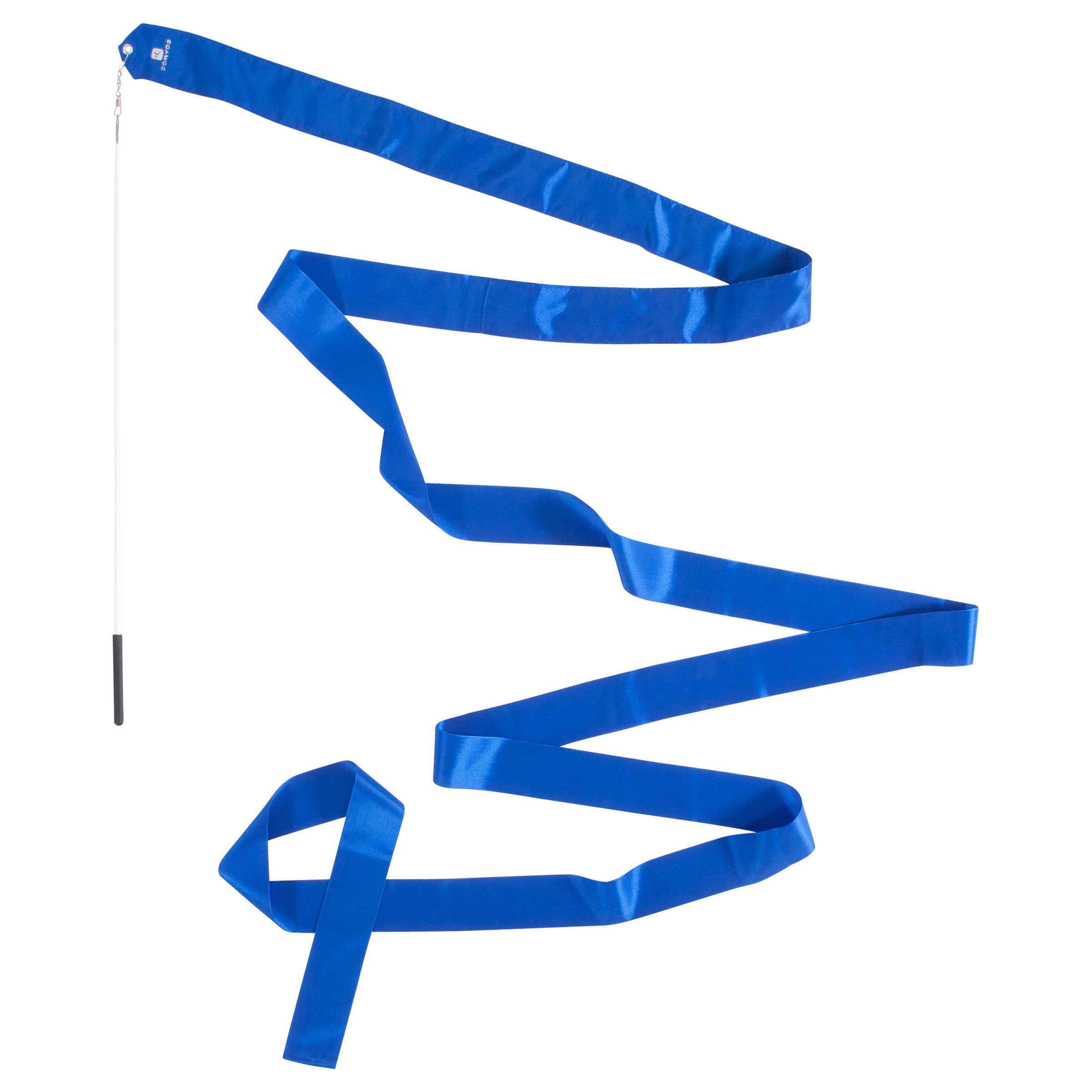 [ด่วน!! โปรโมชั่นมีจำนวนจำกัด] ริบบิ้นยิมนาสติกลีลา 4 เมตร (สีน้ำเงิน) สำหรับ ยิมนาสติก