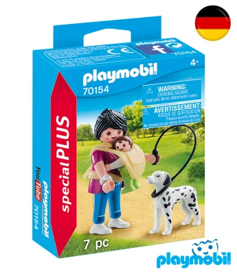 Playmobil 70154 Specials Plus Mother with Baby and Dog Figure เพลย์โมบิล สเปเชียล แม่ลูก และหมา