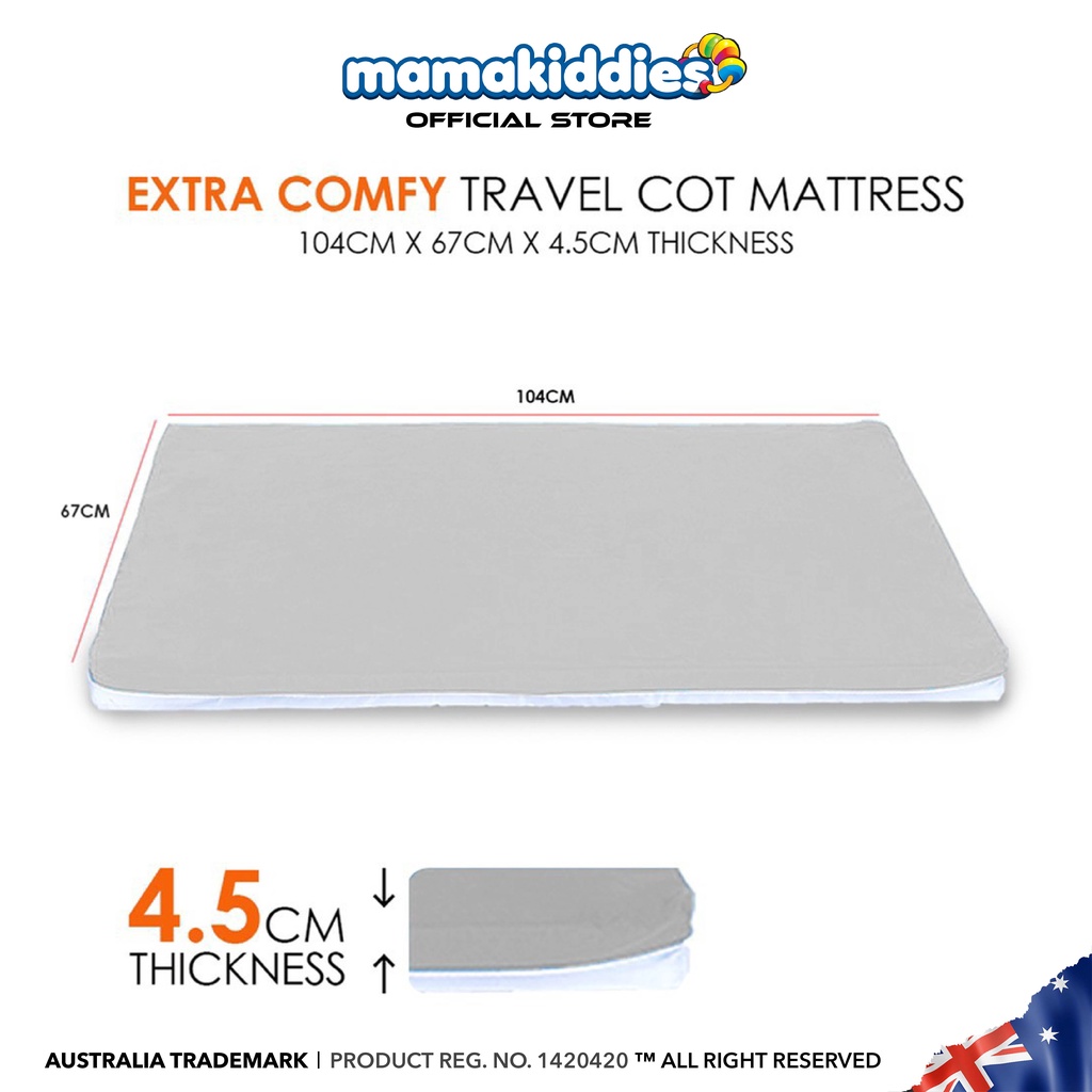 Thick travel store cot mattress