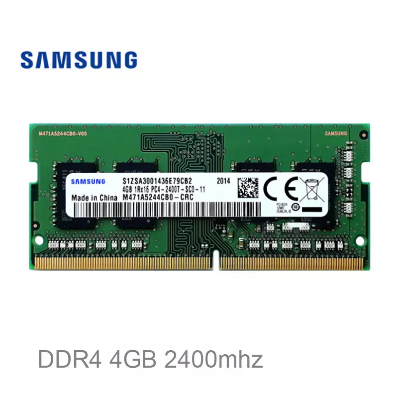 Samsung 4GB DDR4 PC4-2400T 2400MHz 260Pin Notebook Memory แรมโน๊ตบุ๊ค