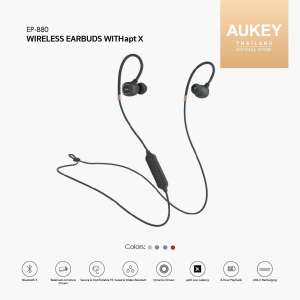 AUKEY หูฟังบลูทูธ Key Series Dual Driver Wireless Earbuds by AUKEY รุ่น EP-B80 AUKEY หูฟังบลูทูธ Key Series Dual Driver Wireless Earbuds by AUKEY รุ่น EP-B80