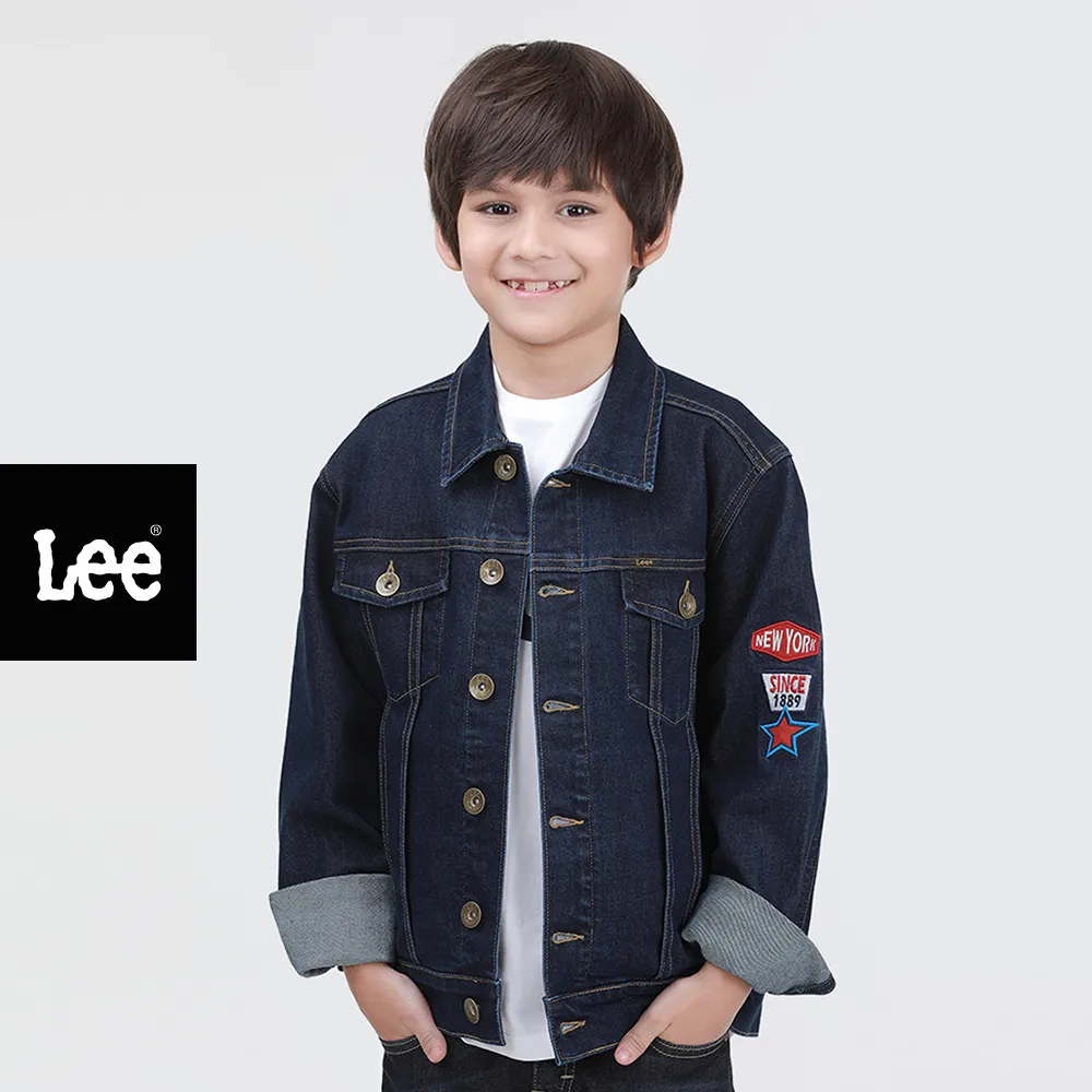 LEE KIDS เสื้อแจ็คเก็ต เด็กผู้ชาย REGULAR FIT รุ่น LK 29008107 ลี เสื้อผ้าผู้ชาย เสื้อแจ็คเก็ต เสื้อผู้ชาย