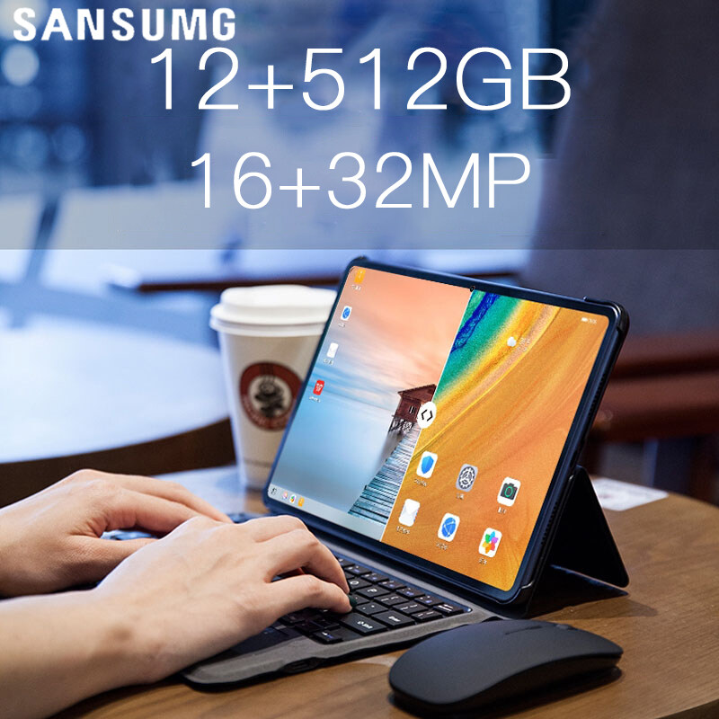 SAMSUNG tablet มีของพร้อมส่ง DualSIM4GInternet/Callแท็บเล็ตราคาถูก Tablet รองรับภาษาไทย ใส่ซิมได้ แอนดรอยด์9.0 สินค้าของแท้100% แท็บเล็ตโทรได้ แบตพอใช แท็ปเล็ต 8 นิ้ว Andorid9.0 RAM12GROM512G แท็บเล็ตถูกๆ ส่งฟรีทั่วไทย แท็บเล็ต