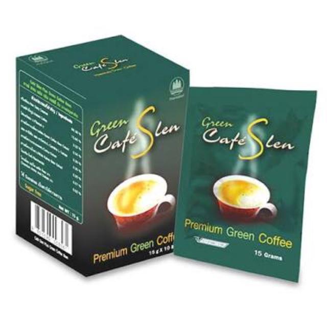 Green Cafe Slen Premium Green Coffee 15gx10 ซอง กาแฟลดน้ำหนัก ควบคุมน้ำหนัก