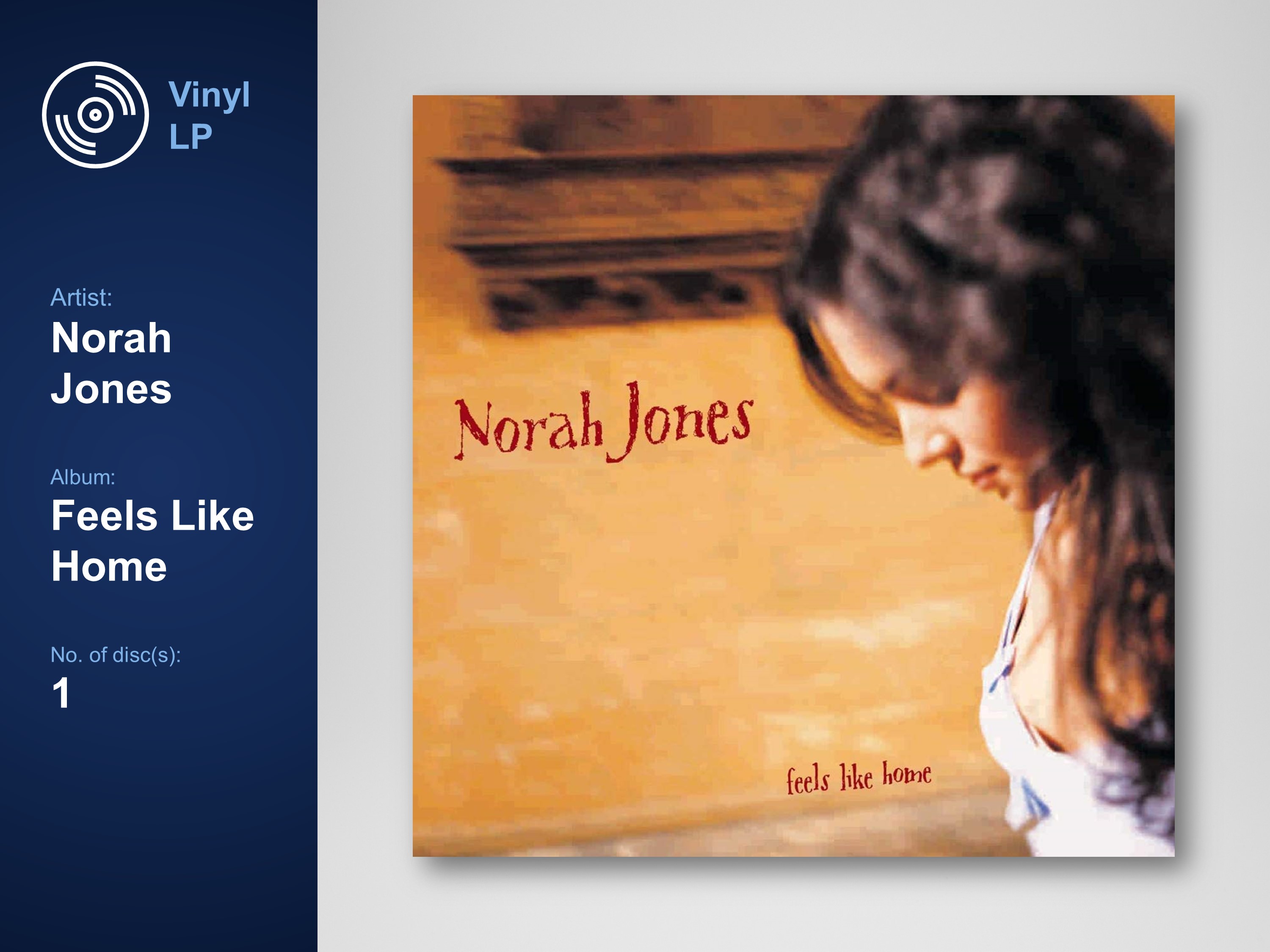 [แผ่นเสียง Vinyl LP] Norah Jones - Feels Like Home [ใหม่และซีล SS]