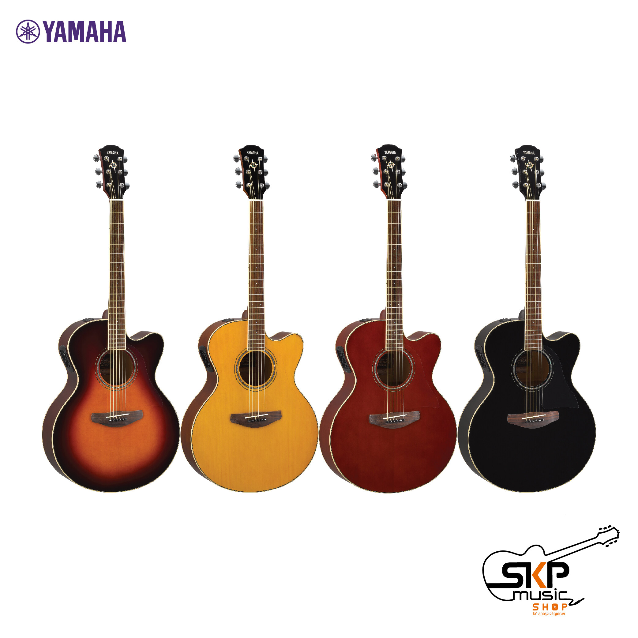 YAMAHA CPX600 Electric Acoustic Guitar กีตาร์โปร่งไฟฟ้ายามาฮ่า รุ่น CPX600 + Standard Guitar Bag กระเป๋ากีต้าร์รุ่นสแตนดาร์ด มีผ่อน 0%