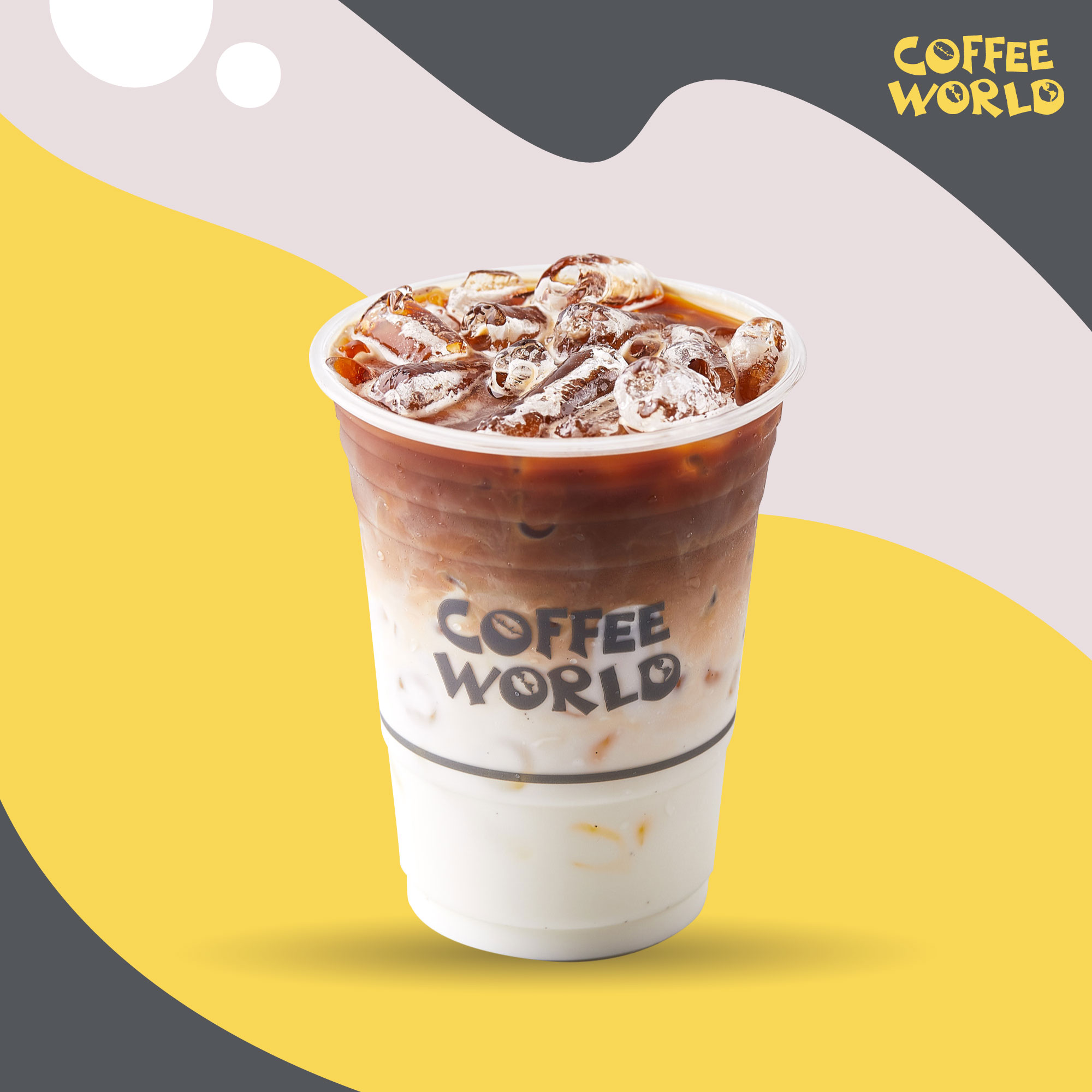 E-Voucher Iced Café Latte Coffee World 1 แก้ว