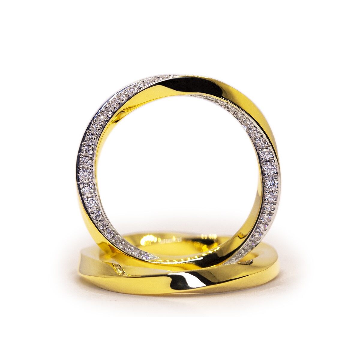 LAVERA Diamond - Yellow Gold Wedding Bands  แหวนคู่/แหวนแต่งงาน ทองคำ