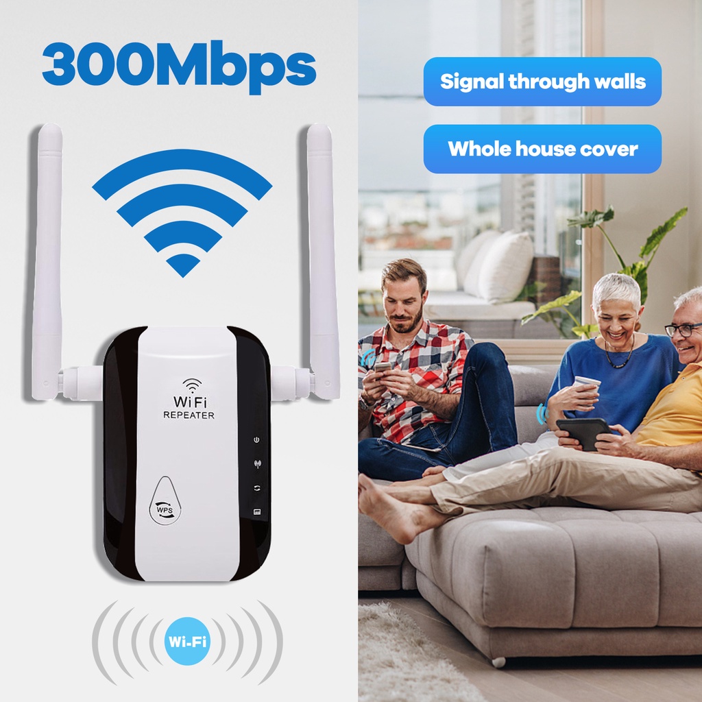 WIFI Repeater 1200Mbps Wireless WiFi สัญญาณ Booster 802.11NBG Wifi ...